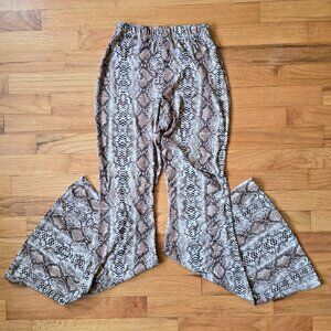 Windsor Snakeskin Bell Bottoms – Approx. Size S